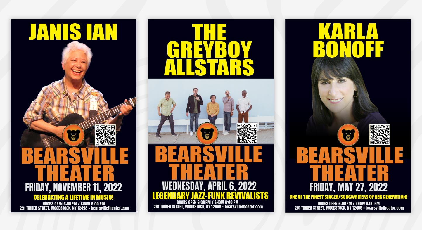 Bearsville Theater posters